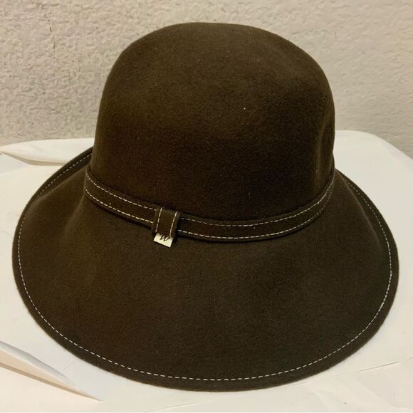 Harthorn by wallaroo Women’s Wallaroo wool hat NWOT 100% wool brown main image 7